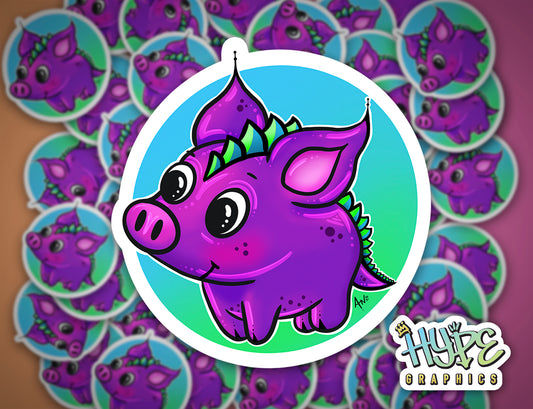 Porkchop the Space Pig Sticker