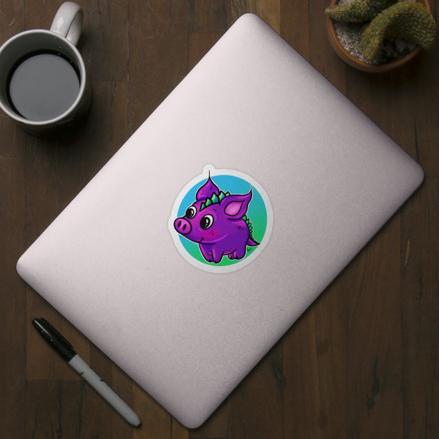 Porkchop the Space Pig Sticker